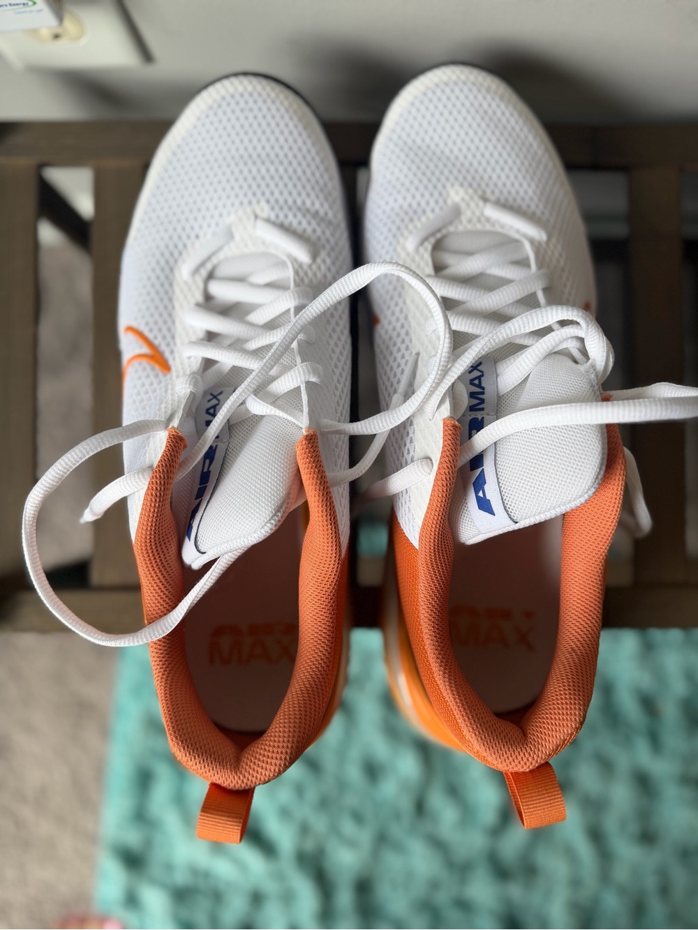 Nike Air Max Alpha Trainer White Orange Men’s Size 13